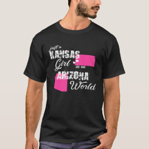 Funny Kansas Shirts Nur ein Kansas Mädchen in eine