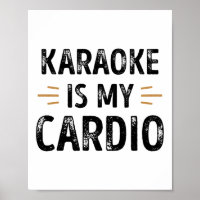 Funny Karaoke ist mein Cardio - Gesang Geschenk
