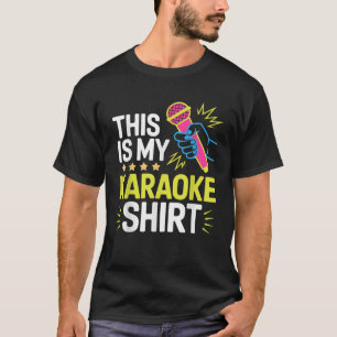 Funny Karaoke Kunst für Männer Frauen Karaoke Säng T-Shirt