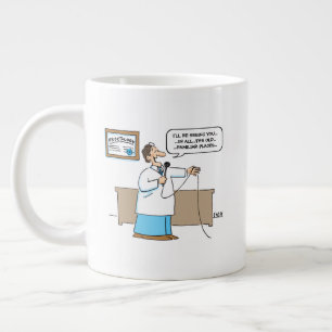 Funny Karaoke Proctologist Gesang Jumbo-Tasse