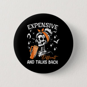 Funny Karate Design für Frauen Mädchen Karate Button