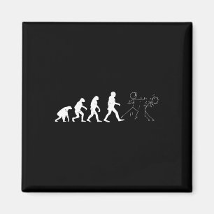 Funny Karate Evolution Karate Strichmännchen Magnet