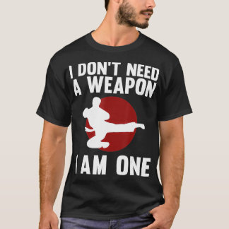 Funny Karate for Men Taekwondo Kampfkunst T-Shirt