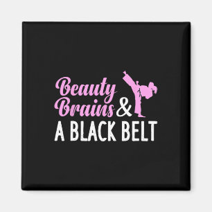 Funny Karate For Women Girl Taekwondo Martial Arts Magnet