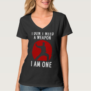Funny Karate für Männer Frauen Karate Black Belt M T-Shirt