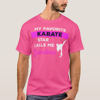Funny Karate Grandma Tshirt Martial Arts Fighting