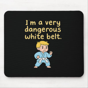Funny Karate Martial Arts Ich bin ein sehr gefährl Mousepad