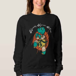 Funny Karate Schildkröte Todschlag Tortoise Combat Sweatshirt