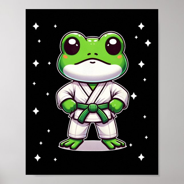 Funny Karate Shirts für Kinder Poster (Vorne)