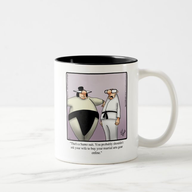 Funny Karate Spaß Tasse Geschenk (Rechts)