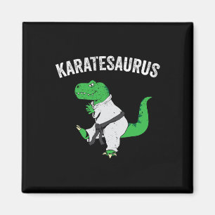 Funny Karate T Rex Dinosaur Niedlich Dino Martial Magnet