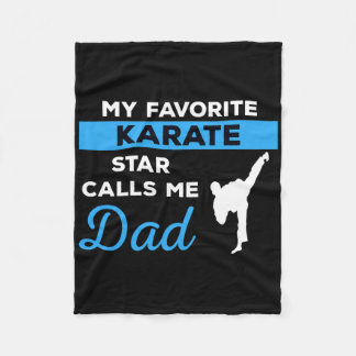 Funny Karate Vater Martial Arts Fighting Shirt Ges Fleecedecke
