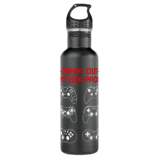 Funny Karo Out My Six Pack Rpg Gamer Gift Video G Edelstahlflasche