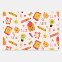Funny Kawaii Cartoon School Supplies