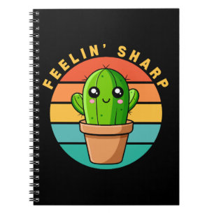 Funny Kawaii Niedlich Cactus Zitat Notizblock