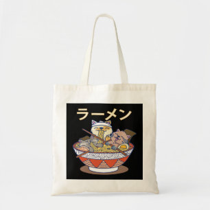 Funny Kawaii Ramen Cats Japanisch Noodles Otaku An Tragetasche