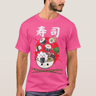 Funny Kawaii Sushi Japanisch Food Anime Rice Japan T-Shirt