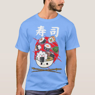Funny Kawaii Sushi Japanisch Food Anime Rice Japan T-Shirt