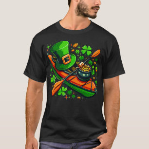 Funny Kayak St Patricks Day Kayaking Kayaker Men W T-Shirt