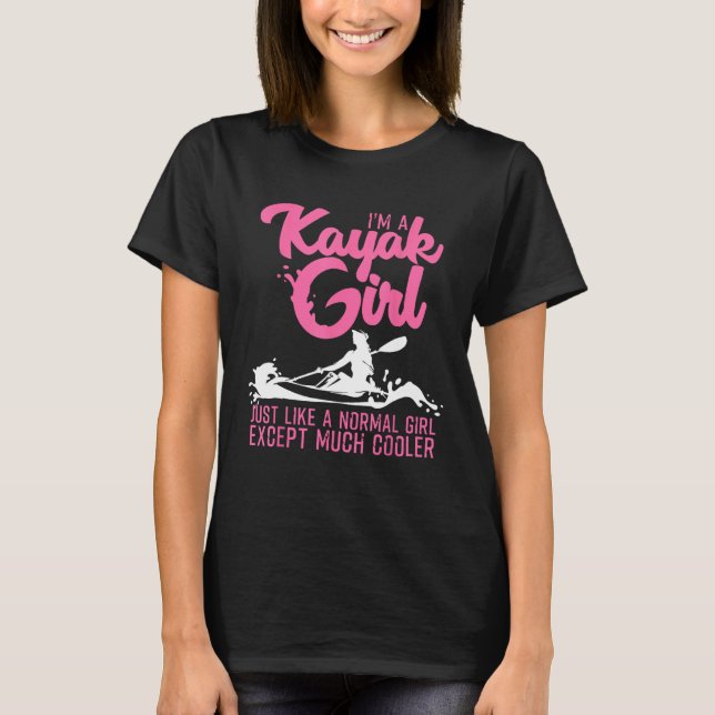 Funny Kayaking Girl I - Museo Cantonale d'Arte Coo T-Shirt (Vorderseite)