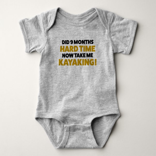 Funny Kayaking Jersey Bodysuit für Baby Baby Strampler (Vorderseite)