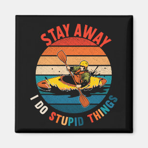 Funny Kayaking Spaß Witty Kayaker Magnet