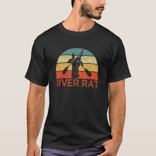 Funny Kayaking Whitewater Rafting Kayaker Rafters  T-Shirt (Vorderseite)