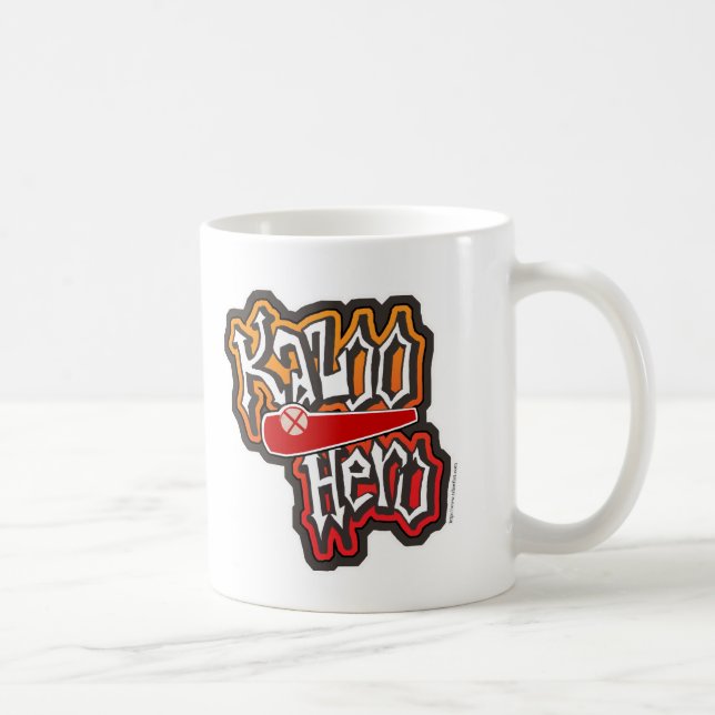 Funny Kazoo Hero Instrument Music Cartoon Kaffeetasse (Rechts)