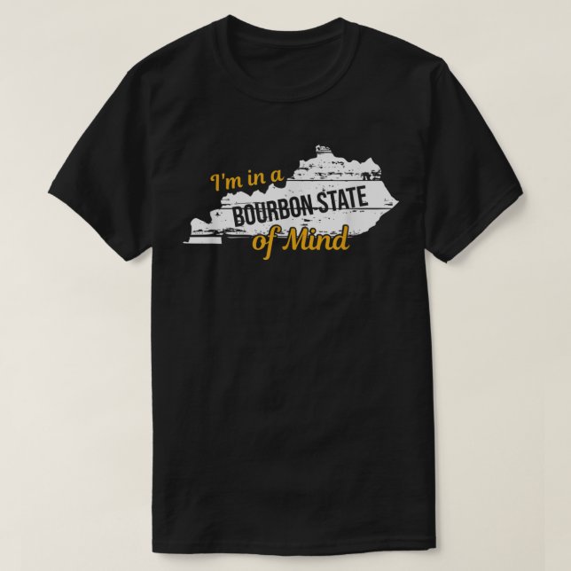 Funny Kentucky Bourbon Staat des Geistes Derby T-Shirt (Design vorne)