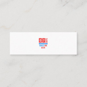 Funny Keramiken Hobby Zitat Mini Visitenkarte