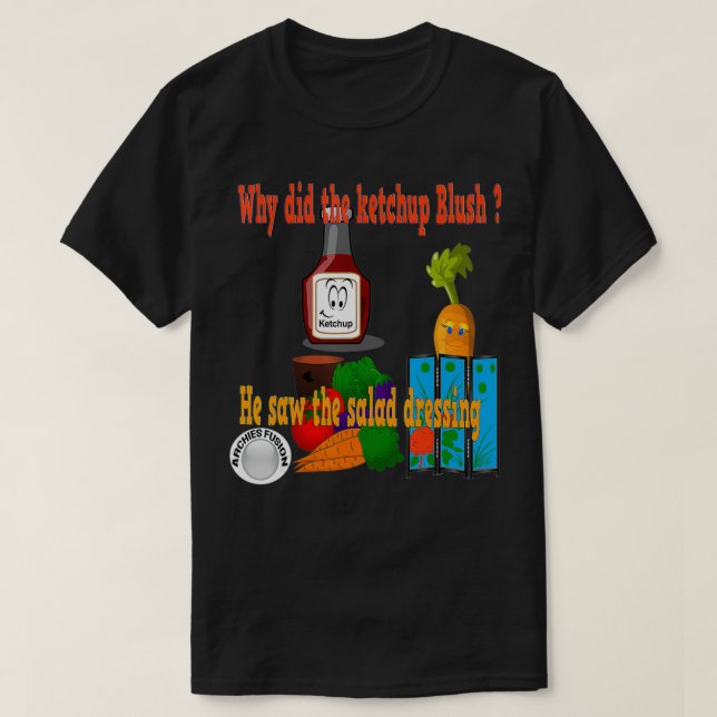 Funny ketchup Gemüsemandee T-Shirt (Design vorne)