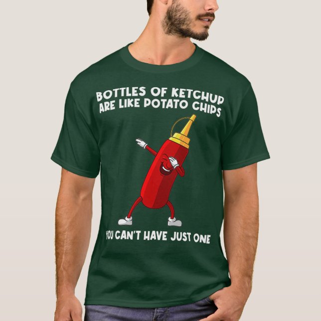 Funny Ketchup Geschenk für Männer Frauen Ketchup T T-Shirt (Vorderseite)
