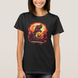 Funny Keyboard Instrument für Dinosaurier und T Re T-Shirt