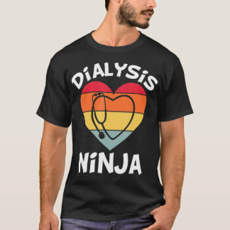 Funny Kidney Geschenk Nephrologie Nurse Ninja T-Shirt