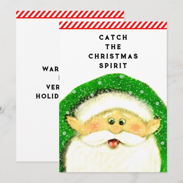 Funny Kids Christmas Cards (Vorne/Hinten)