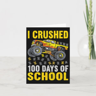 Funny Kids, die ich zerbrach 100 Tage Schuljunge T Karte
