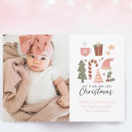 Funny Kids Foto Girl Lieben Weihnachten