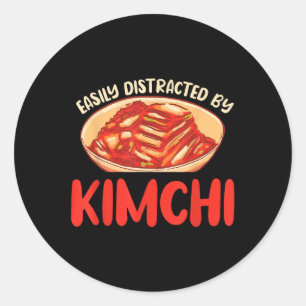 Funny Kimchi Sprichwort Koreanische Grillen Lovers Runder Aufkleber