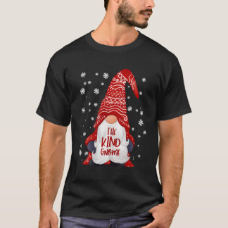 Funny Kind Gnome Familie Matching Weihnachtsgesche T-Shirt