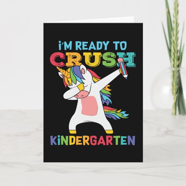 Funny Kindergarten Kindergarten Klettergarten Klet Karte (Vorderseite)