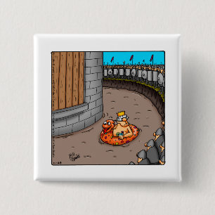 Funny King of the Castle Spaß Button