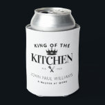 Funny King of the Kitchen Crown Feinschmecker Vate Dosenkühler<br><div class="desc">Funny King of the Kitchen Crown Feinschmecker Vater für Männer Cooler</div>