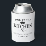 Funny King of the Kitchen Crown Feinschmecker Vate Dosenkühler<br><div class="desc">Funny King of the Kitchen Crown Feinschmecker Vater für Männer Cooler</div>