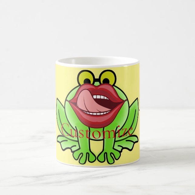 Funny Kiss A Toad Thunder_Cove Kaffeetasse (Mittel)