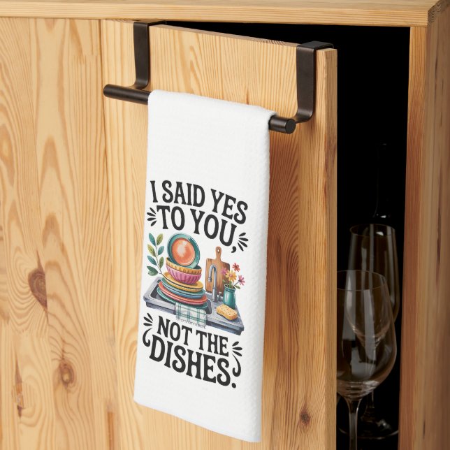 Funny Kitchen Series Design #11 Geschirrtuch (Drittel gefaltet)