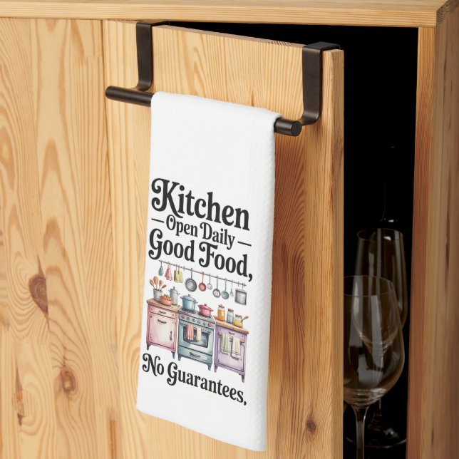 Funny Kitchen Series Design #2 Geschirrtuch (Drittel gefaltet)