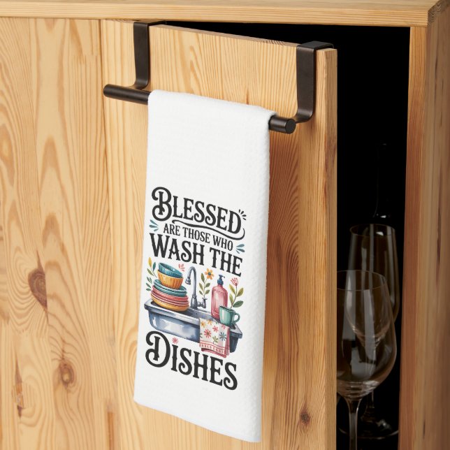 Funny Kitchen Series Design #8 Geschirrtuch (Drittel gefaltet)