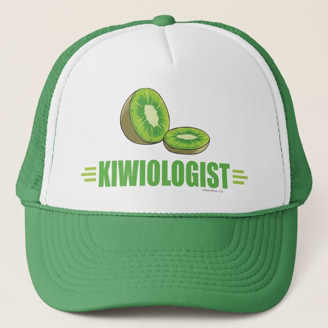 Funny Kiwi Lover Truckerkappe (Vorderseite)