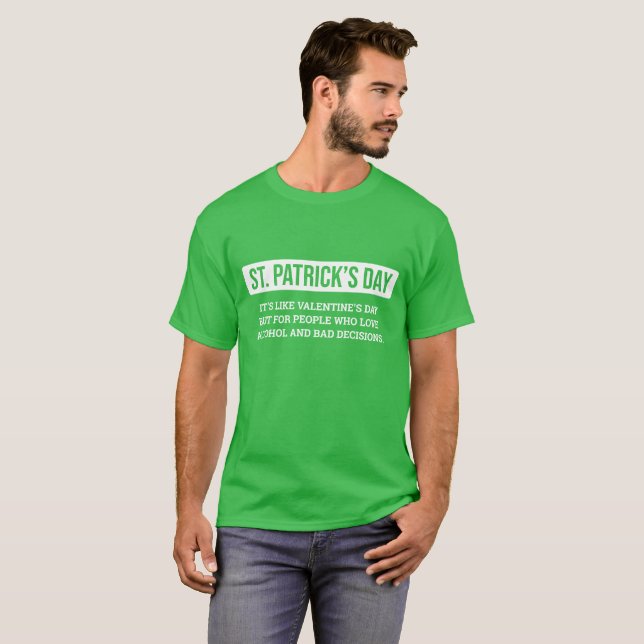 Funny Kleeblatt St Patrick's Day Wörterbuch Bedeut T-Shirt (Vorne ganz)