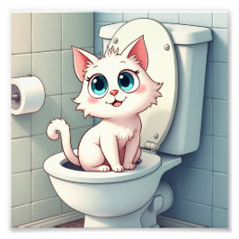 Funny kleine Katze Fotodruck